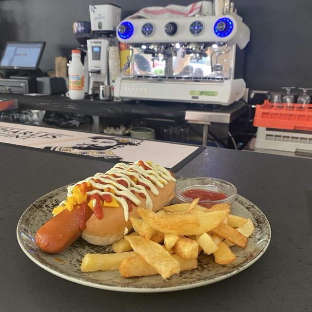 Hot dog con salchicha xl